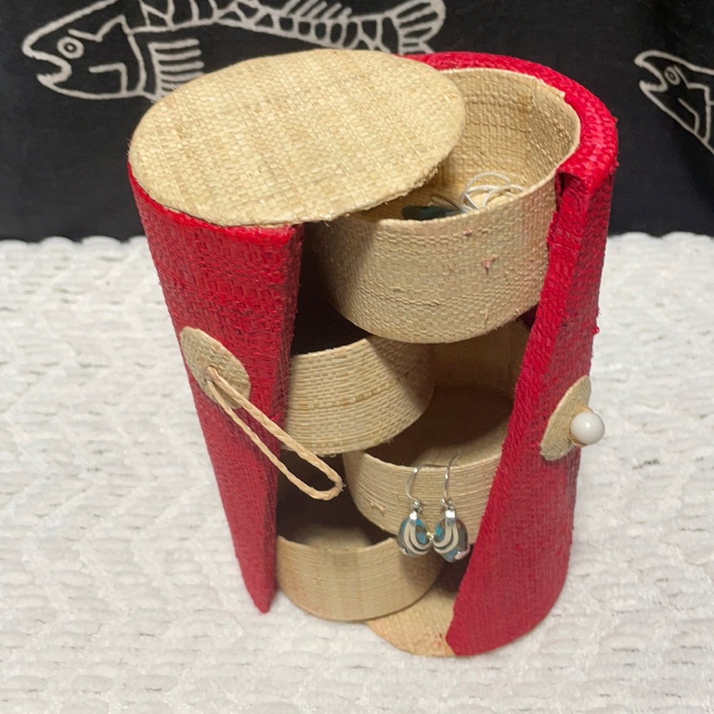 Woven Travel Jewelry Case
